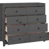 vidaXL-Dressoir-100x40x90-cm-massief-grenenhout-grijs