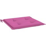 vidaXL-Tuinstoelkussens-2-st-40x40x3-cm-stof-roze