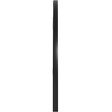 vidaXL Wandspiegel boog 60x30 cm ijzer zwart