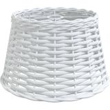 vidaXL Plafondlampenkap Ø38x23 cm wicker wit