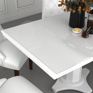 vidaXL - Tafelbeschermer - 80x80 - cm - 2 - mm - PVC - transparant
