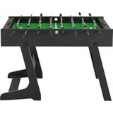 VidaXL Voetbaltafel Inklapbaar 121x61x80 cm Zwart