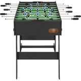 VidaXL Voetbaltafel Inklapbaar 121x61x80 cm Zwart