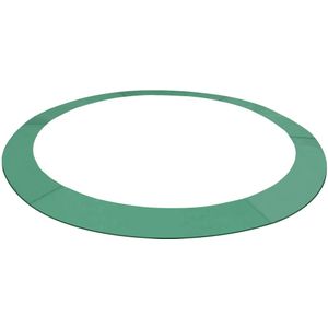 vidaXL - Veiligheidsmat - voor - 3,66 - m - ronde - trampoline - PE - groen