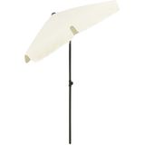 VidaXL Strandparasol 180x120 cm - Zandgeel