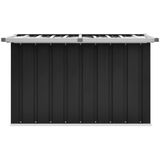 VidaXL Tuinbox 109x67x65 cm Antraciet - Ruime opbergbox voor buiten