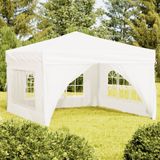 VidaXL Inklapbare Partytent met Zijwanden 3x3m - Wit