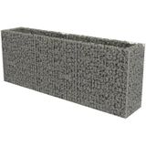 VidaXL Gabion Plantenbak Verhoogd 270x50x100 cm - Gegalvaniseerd Staal