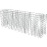 VidaXL Gabion Plantenbak Verhoogd 270x50x100 cm - Gegalvaniseerd Staal