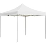 vidaXL Partytent professioneel inklapbaar 2x2 m aluminium wit