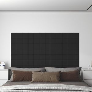 vidaXL-Wandpanelen-12-st-1,08-m²-60x15-cm-stof-zwart