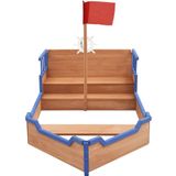 vidaXL Zandbak piratenschip 190x94,5x101 cm vurenhout