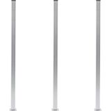 vidaXL-Schuttingpalen-3-st-185-cm-aluminium