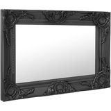 vidaXL-Wandspiegel-barok-stijl-60x40-cm-zwart