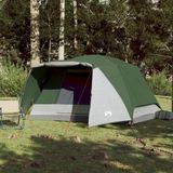 vidaXL Tent 6-persoons waterdicht groen