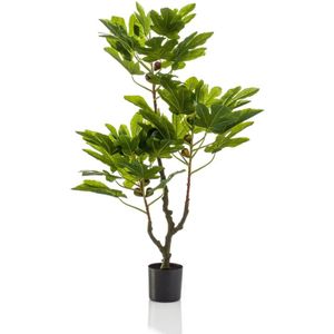 Emerald Kunstplant in pot vijgenboom met fruit 95 cm