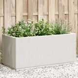 vidaXL Plantenbak 80x36x35 cm polypropeen wit