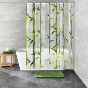 Kleine-Wolke-Douchegordijn-Bamboo-180x200-cm-groen