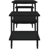 vidaXL - Tv-meubel - 117x35x52 - cm - bewerkt - hout - zwart