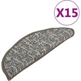vidaXL-Trapmatten-15-st-56x17x3-cm-antracietkleurig