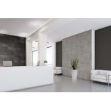 Grosfillex 5 st Wandtegels Gx Wall+ steen 45x90 cm donkergrijs