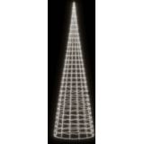vidaXL Lichtkegel aan vlaggenmast 3000 koudwitte LED's 800 cm