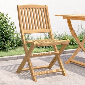 vidaXL Tuinstoelen 4 st inklapbaar 57x49x90 cm massief acaciahout