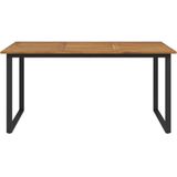 vidaXL Tuintafel met U-vormige poten 160x80x75 cm massief acaciahout