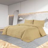 vidaXL-Dekbedovertrekset-155x220-cm-katoen-taupe