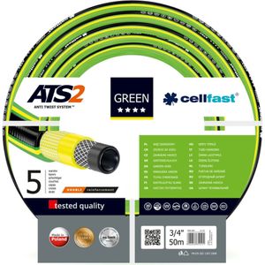 Cellfast Tuinslang ATS2 3/4" 50 m groen