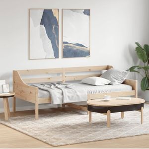 vidaXL - Slaapbank - zonder - matras - 100x200 - cm - massief - grenenhout