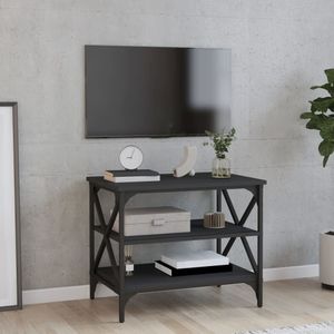 VidaXL TV-meubel 60x40x50 cm - Bewerkt Hout Zwart