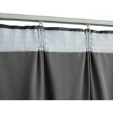 vidaXL Gordijnen verduisterend 2 st met haken 140x225 cm fluweel antraciet