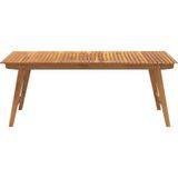 vidaXL Tuintafel 200x90x75 cm massief acaciahout