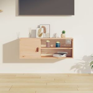 vidaXL - Wandkastx30x30 - cm - massief - grenenhout