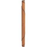 vidaXL Vloerkleed rond 100 cm bamboe bruin