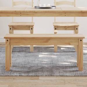 vidaXL Eetkamerbank Panama 105x30x45 cm massief grenenhout