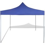 VidaXL Vouwtent 3x3m Blauw - Opvouwbare Partytent voor Buiten