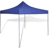 VidaXL Vouwtent 3x3m Blauw - Opvouwbare Partytent voor Buiten