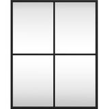 vidaXL-Wandspiegel-rechthoekig-40x50-cm-ijzer-zwart