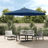 VidaXL Zweefparasol Aluminium Paal 350 cm Blauw