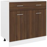 vidaXL-Onderkast-met-lade-80x46x81,5-cm-bewerkt-hout-bruineikenkleurig