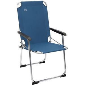 Camp Gear Vouwstoel Comfort blauw aluminium 1211944