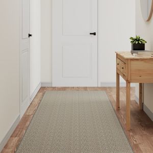 vidaXL-Tapijtloper-80x400-cm-sisal-look-zilverkleurig