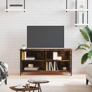 VidaXL Tv-meubel 100x40x50 cm - Bewerkt Hout - Gerookt Eikenkleurig