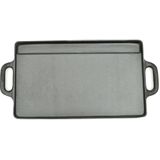 VidaXL Grillplaat Dubbelzijdig 50x23 cm Gietijzer