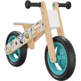 vidaXL Loopfiets voor kinderen blauw met print