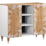 vidaXL Dressoir 90x33,5x75 cm massief mangohout