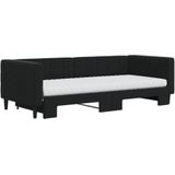 vidaXL-Slaapbank-onderschuifbed-en-matrassen-90x200-cm-fluweel-zwart