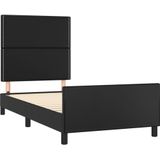 vidaXL-Bedframe-met-hoofdbord-kunstleer-zwart-80x200-cm